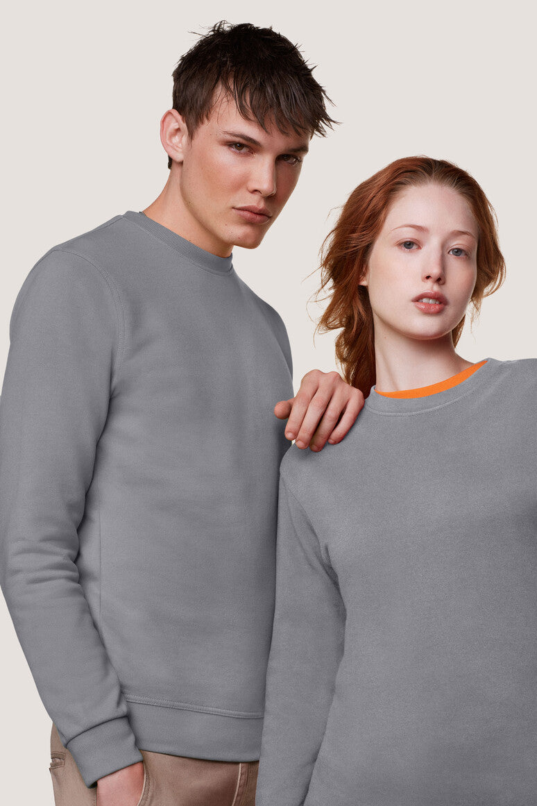 Hakro - Unisex Comfort Fit Sweater - Mikralinar - Titanium