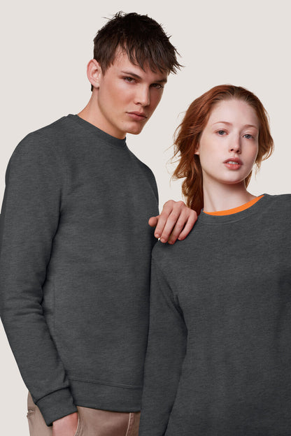 Hakro - Unisex Comfort Fit Sweater - Mikralinar - Heather Anthracite