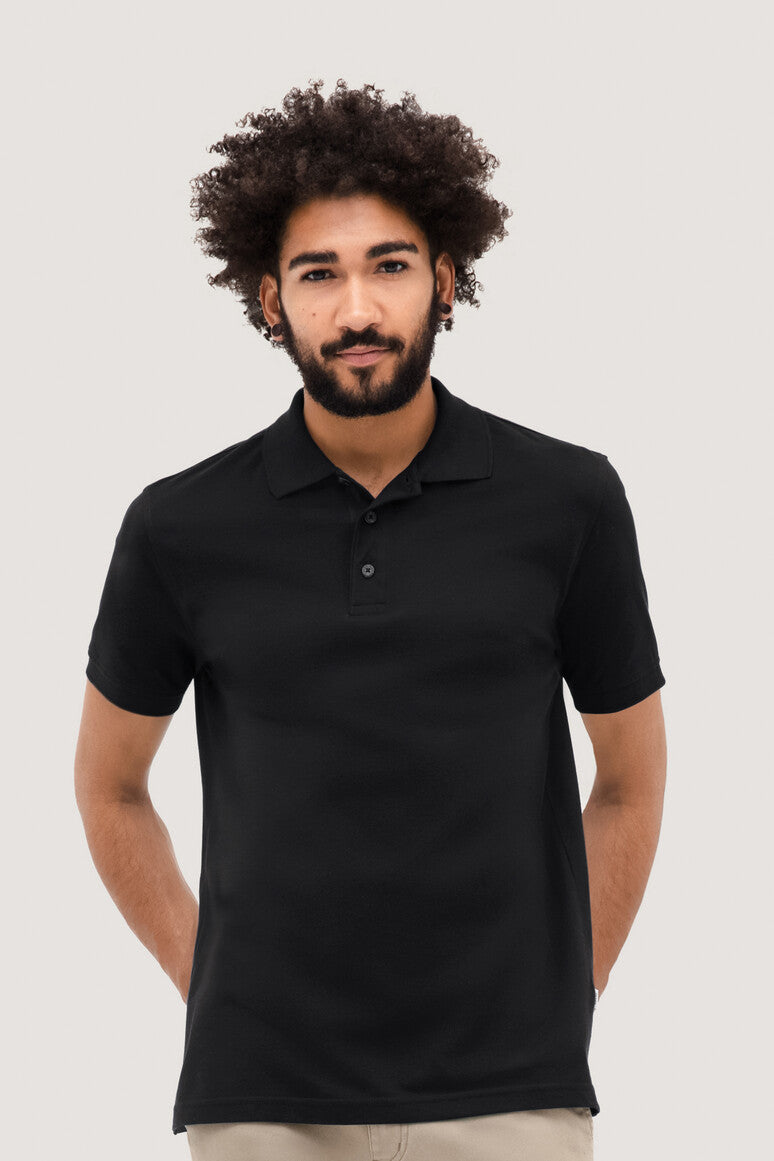 Hakro - Polo coupe régulière pour homme - Classique - Noir