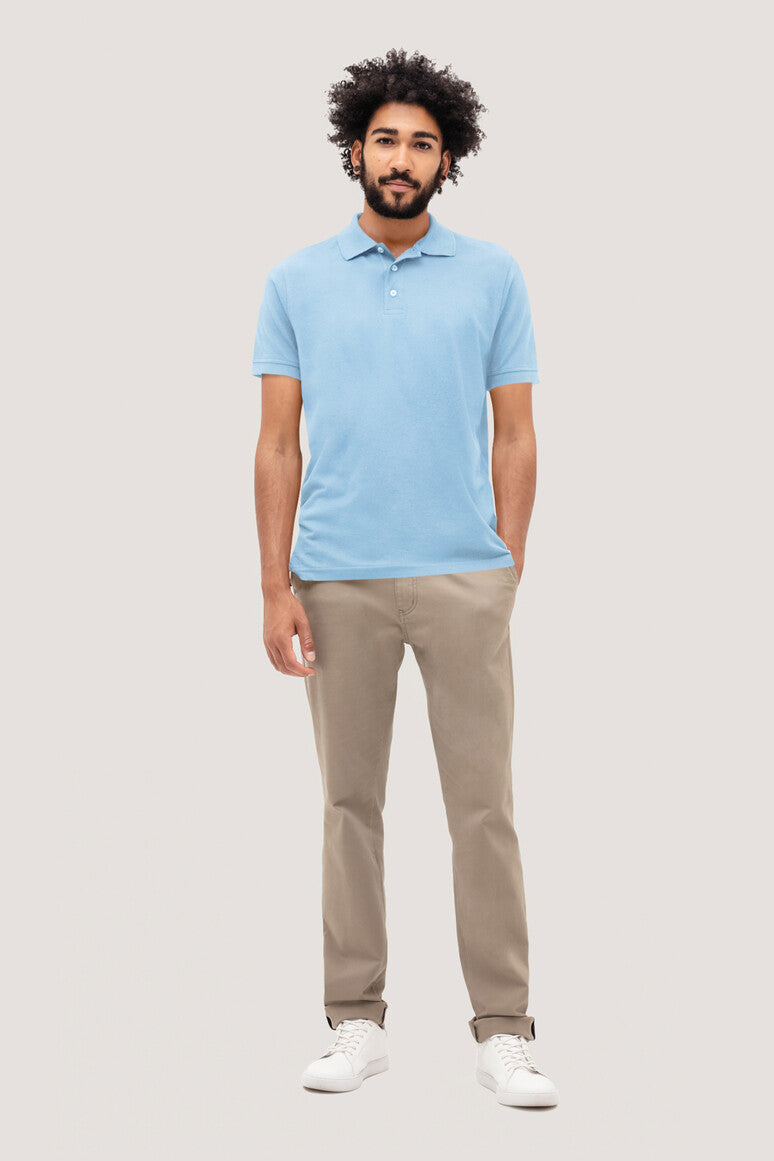 Hakro - Men's Regular Fit Polo - Classic - Ice Blue