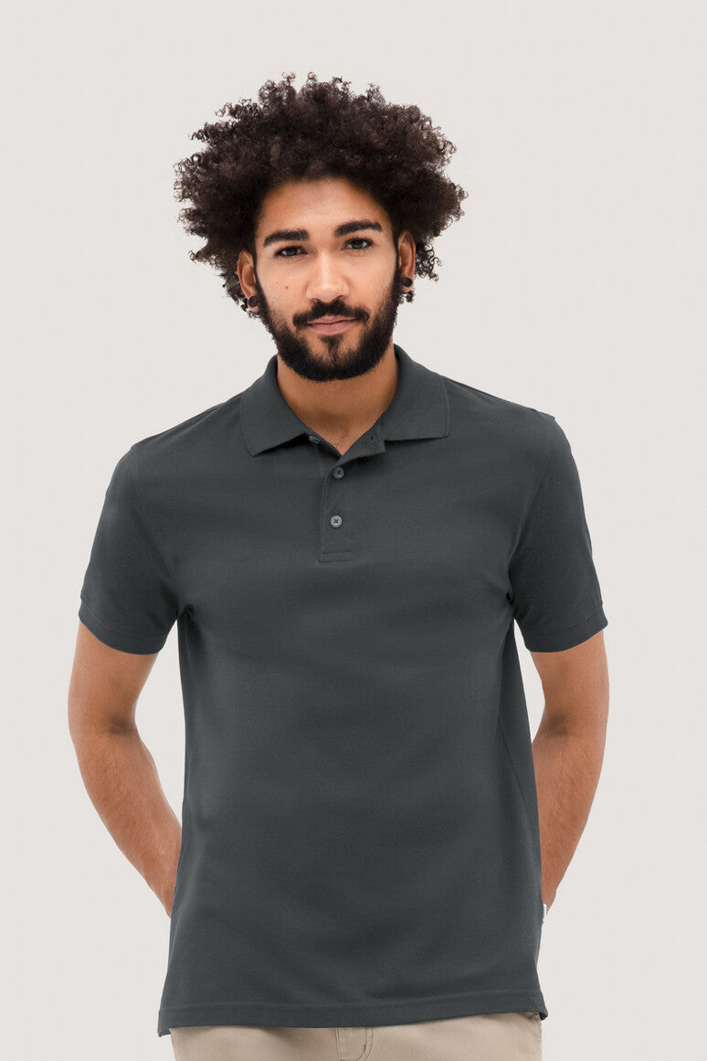 Hakro - Polo coupe régulière pour homme - Classique - Anthracite