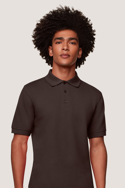 Hakro - Polo coupe confortable unisexe - Mikralinar - Chocolat