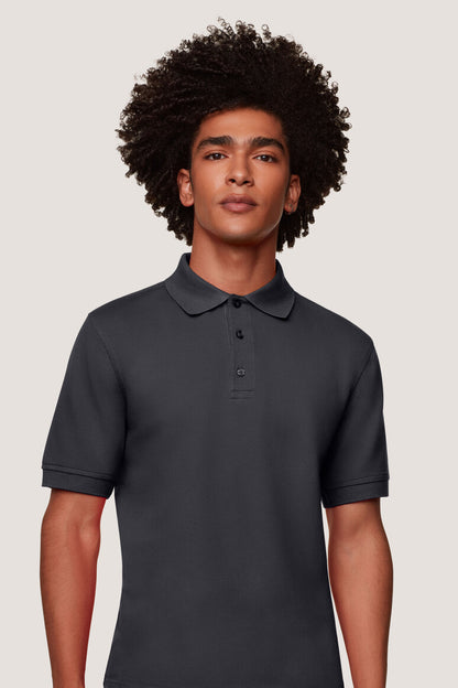 Hakro - Polo coupe confortable unisexe - Mikralinar - Gris carbone