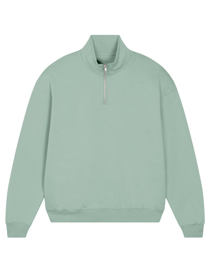 It Fits Slugger - Pull unisexe coupe décontractée avec fermeture éclair 1/4 - Poids lourd Plus