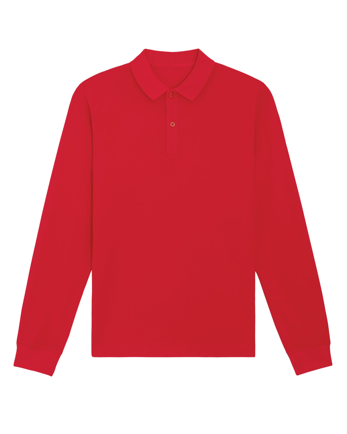 It Fits Outsider - Unisex Regular Fit Polo - Long Sleeves - Red
